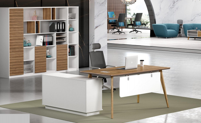 Bureautafel Bureau schrijftafel werktafel Bedrijf Meubilair Hoekbureau