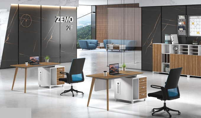 Werk schrijf bureau tafel luxe klasse design meubelen met laden tafels