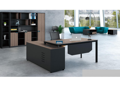 Bureau met plank Home Office kantoorinrichting Decor Meubels Bureau