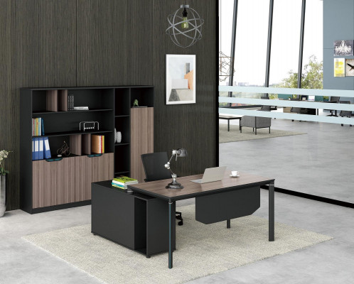 Thuiswerk bureau met rek kantoormeubelen bureau