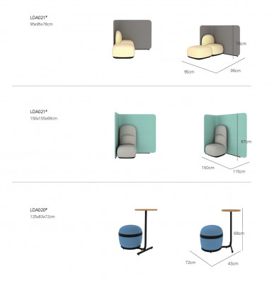 Fauteuil wachtkamer set zitkussen suite kantoor praktijk hotel kantoor bedrijf