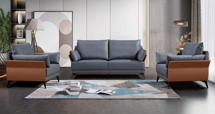 Sofa set 3+1+1 zitsbanken Bankstel Meubels bankstellen leer kantoor