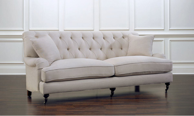 Chesterfield Luxe Bank Bank Bekleding Zitstof Garnituur 3+1 Zits Bankstellen