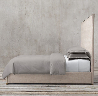 Chesterfield Designer Bed Slaapkamer Textiel Leder Bekleding 140/160/180/200 cm