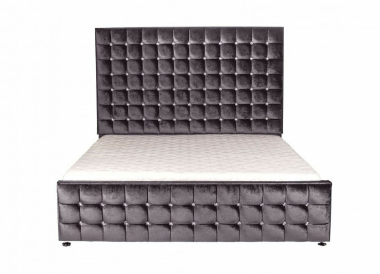 Luxe slaapkamer bed gestoffeerd ontwerp luxe tweepersoons hotelbedden Chesterfield
