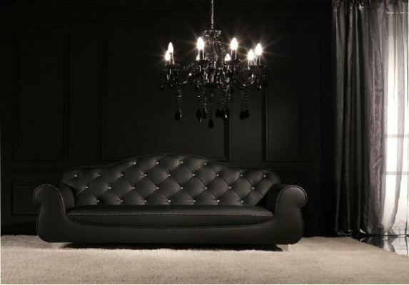 Beige bankstel Chesterfield banken bekleding 3+1+1 Set meubelstuk