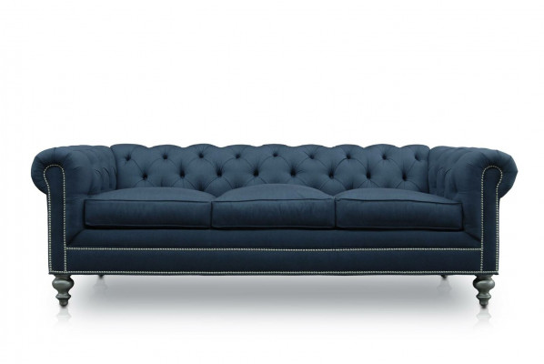 Bank Luxe textiel Chesterfield Bank Banken Bekleding 3-zitsbank Driepersoonsbank Nieuw