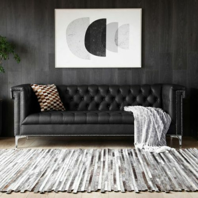 Chesterfield Leder Bekleding Design Bank Luxe Bank Klassieke Bank 3-Zits Nieuw