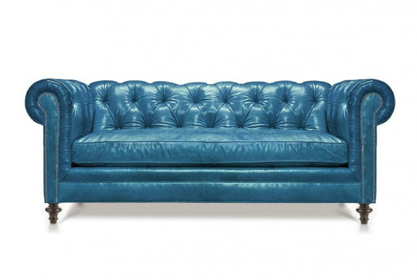 Chesterfield Luxe Sofa Bank Bekleding Zitbank Lederen Set 3-2-1 Zits Banken Nieuw