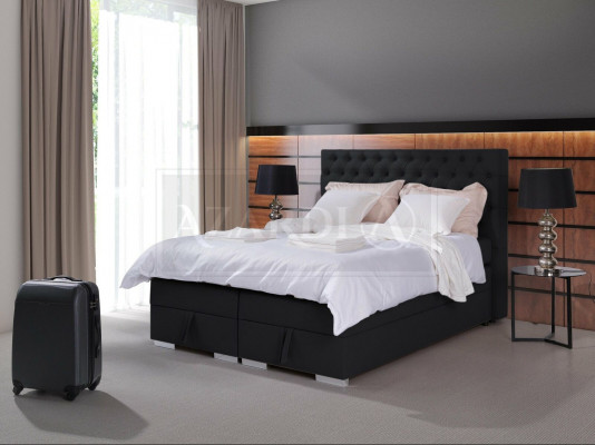 Luxe slaapkamer bed gestoffeerd ontwerp Luxe dubbele hotelbedden Chesterfield