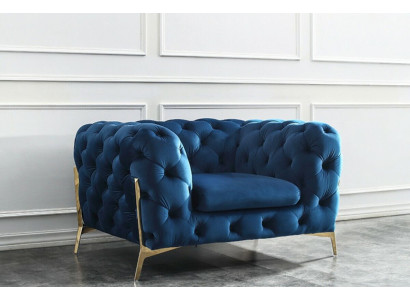 Chesterfield set 2x fauteuil bankstel set Chesterfield 1+1 zits gestoffeerde fauteuil