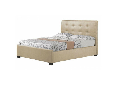 Chesterfield Design gestoffeerd Engels bed Grijs Bedden 160/180x200 cm Tweepersoonsbed