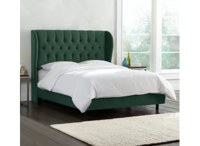 Chesterfield Design Velvet Bed Luxe Textile Beds Slaapkamer Dubbel 160x200cm