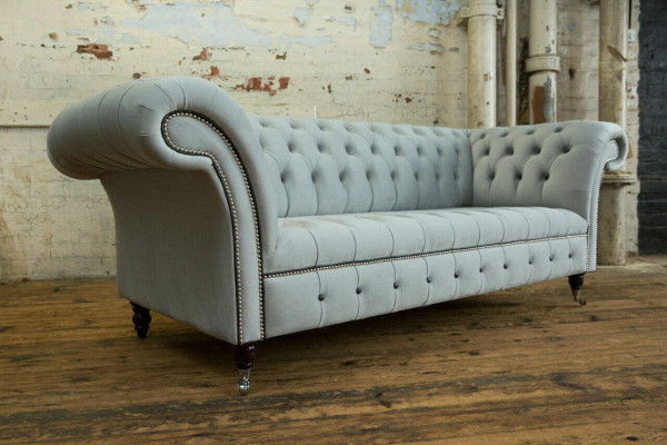 Chesterfield Bankstel 3+2 Zits Velours Fluweel Design Garnituur