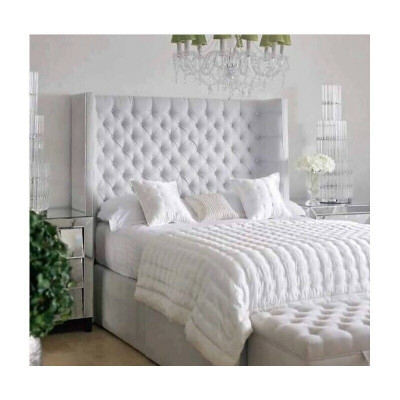 Chesterfield Design Bed Slaapkamer Textiel Leer Fluweel Gestoffeerde Hotelbedden