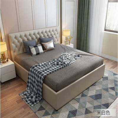 Chesterfield design bed slaapkamer kunstleren bekleding 140/160/180/200 cm