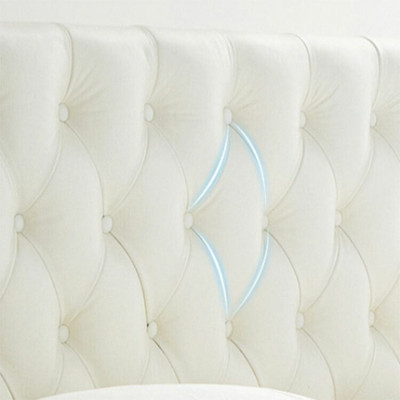 Chesterfield design bed slaapkamer kunstleren bekleding 140/160/180/200 cm