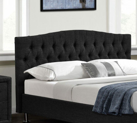 Zwart Chesterfield-bed Ontwerp Slaapkamer Engels Bed