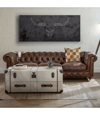 Engelse Chesterfield bank leren bank banken bankstellen driezits bruin wielen
