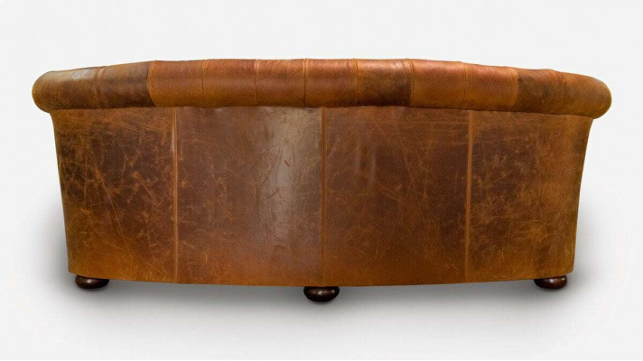 Chesterfield Leren Bekleding Design Bank Luxe Bank Klassieke Bank 3-Zits Nieuw