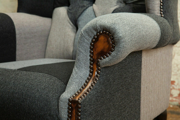 Chesterfield fauteuil Club Lounge Designer fauteuilbank 1-zits sofa