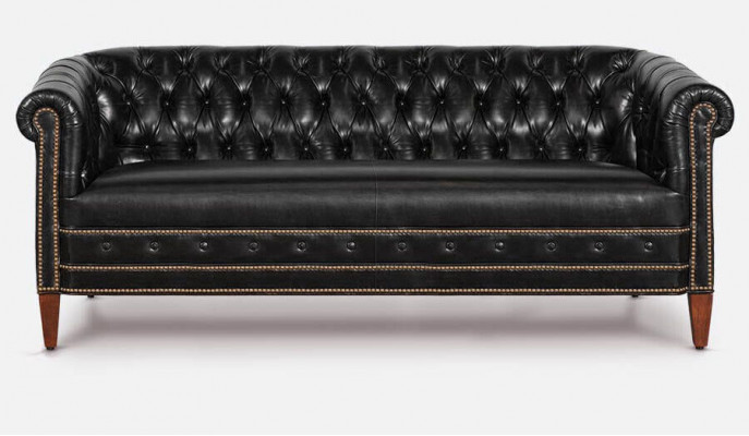 Chesterfield bankstel bank bank 3+2+1 zits leren banken.