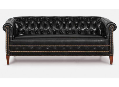 Chesterfield bankstel bank bank 3+2+1 zits leren banken.