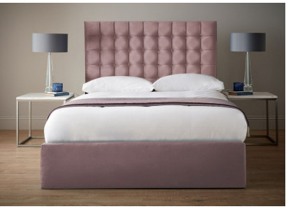 Roze ontwerper Chesterfield tweepersoonsbed ontwerperslaapkamerbed