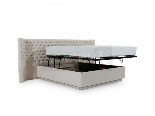 Chesterfield bed luxe slaapkamer hotel decoratie gestoffeerde bedden met knopen