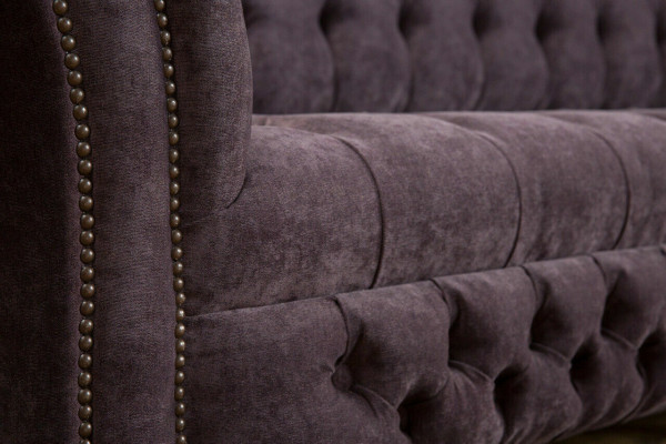Klassieke Chesterfield Bank 4-Zits Banken Beklede Banken Leder Bruin Design.