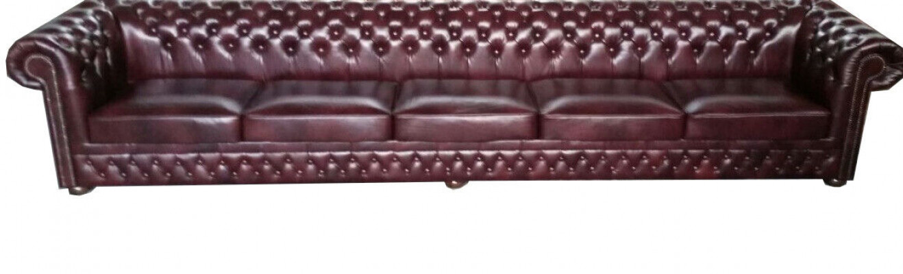 Chesterfield Bank 8 ZITTER XXL Bekleding Designer Bankstellen Bankstel Nieuw