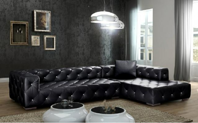 Luxe hoekbank bank woonlandschap bank bekleding zit L-vorm set nieuw