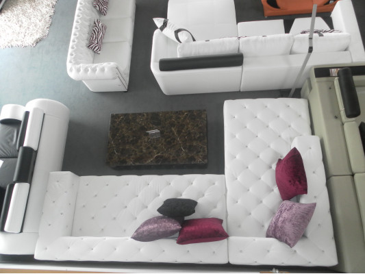 Luxe hoekbank bank woonlandschap bank bekleding zit L-vorm set nieuw