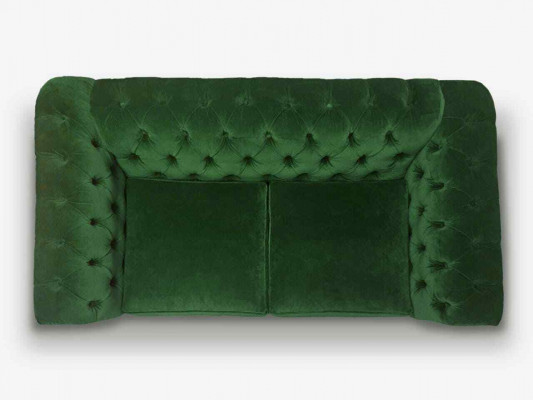 Chesterfield Luxe Bank Bank Bekleding Zit Leer Garnituur 2+1 Zits Banken Nieuw
