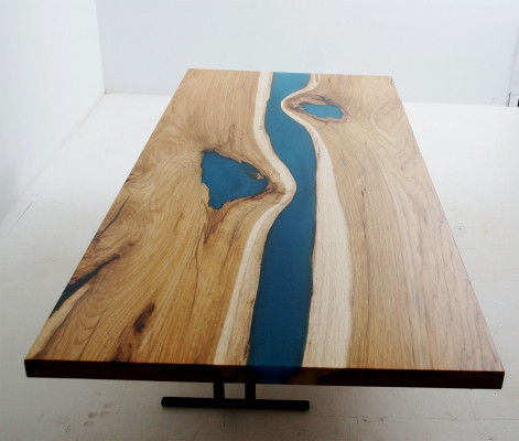 Luxe eettafel van echt hout Ontwerper Massieve tafels Eettafel