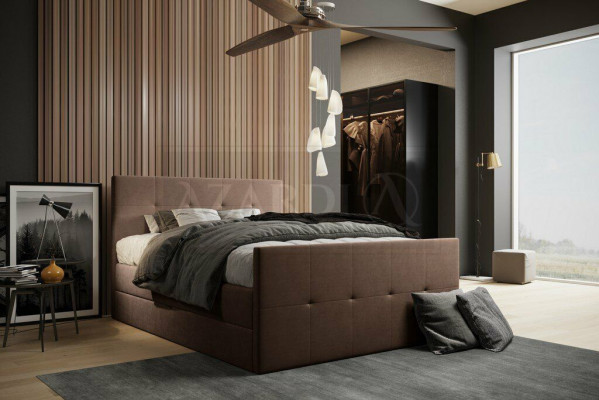 Chesterfield bed gestoffeerd tweepersoonsbed bedden xxl design luxe boxspringbed