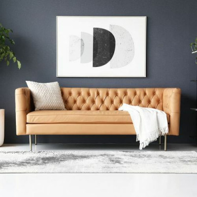 Bank Luxe Textiel Chesterfield Bank Bankstellen Bekleding 3-zits Italiaans meubilair