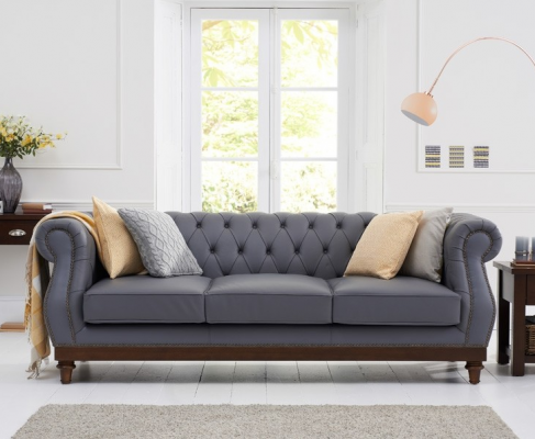 Chesterfield bank bank bekleding leer banken stof bekleding suite