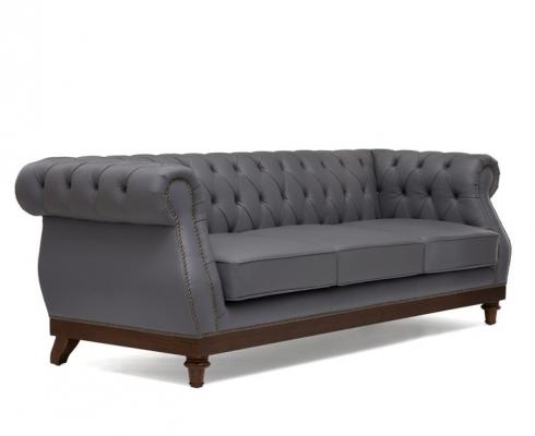 Chesterfield bank bank bekleding leer banken stof bekleding suite