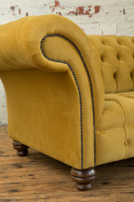 Textielbank 3-zits bank Gestoffeerde banken Design Luxe bank Meubels Driepersoons Nieuw