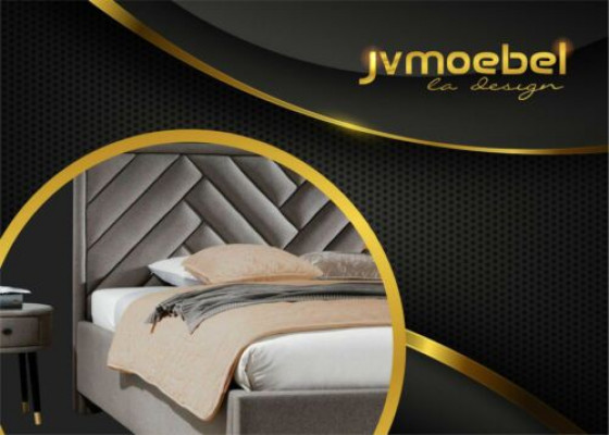 Bed 2x Nightstand 3 pcs. Bedroom Sets Design Luxury Beds Complete Set