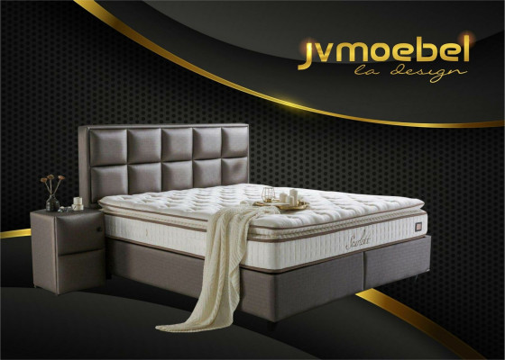 Bed Leder Slaapkamer Meubilair Kwaliteit Moderne Bedden Boxspring Nieuw