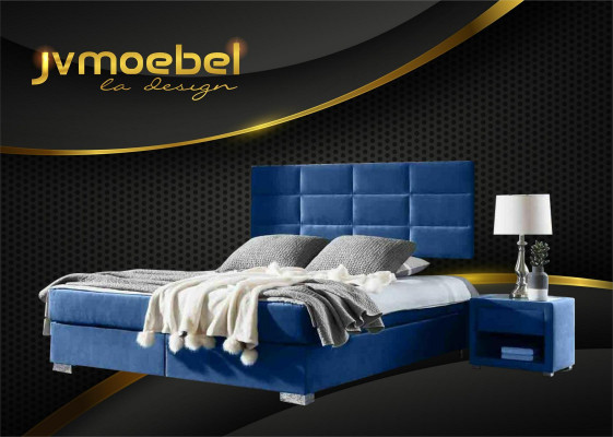 Luxe boxspring bed 140 160 180 x 200cm bedden dubbele slaapkamer meubels stof