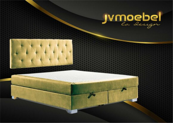 Luxe boxspringbed Bedden Dubbele Slaapkamer Meubels Stof 140 160 180 x 200cm