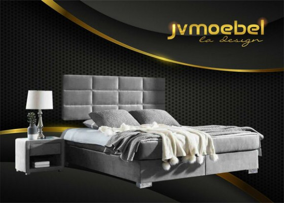 Boxspring slaapkamer luxe bed bedden dubbel meubels stof 140 160 180 x 200cm
