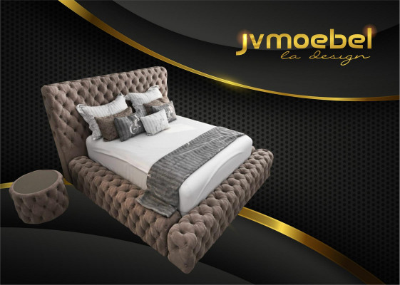 Bedtextiel Slaapkamermeubilair Luxe Moderne Bedden Chesterfield Boxspring Nieuw