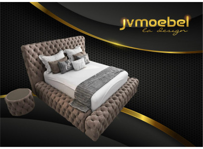 Bedtextiel Slaapkamermeubilair Luxe Moderne Bedden Chesterfield Boxspring Nieuw