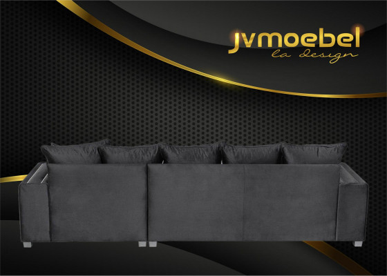 Hoekbank L-vorm Textiel Luxe Design Woonlandschap Gestoffeerde Bank Banken Meubels