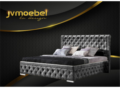 Bedframe Stof Meubels Luxe Bedden Bed Textiel Slaapkamer Ontwerp Textiel Nieuw