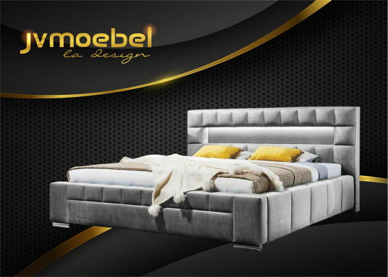 Bed inclusief LED-verlichting Slaapkamer Design Meubels Modern Bedden Luxe Tweepersoons